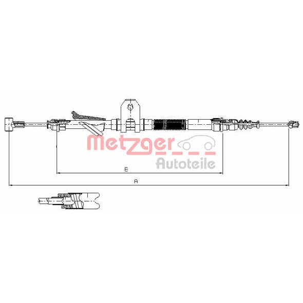 Слика на Сајла за рачна кочница METZGER COFLE 451.2