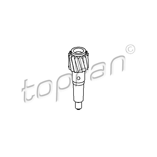 Слика на сајла на тахограф TOPRAN 102 690 за VW Golf 1 (17) 1.5 - 70 коњи бензин