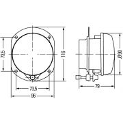 Слика 2 на светла за магла HELLA 1N0 008 582-011