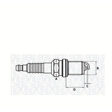 Слика на Свеќица MAGNETI MARELLI 062000775304