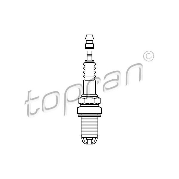 Слика на свеќица TOPRAN 205 039 за Opel Vectra B Hatchback 1.6 i - 75 коњи бензин