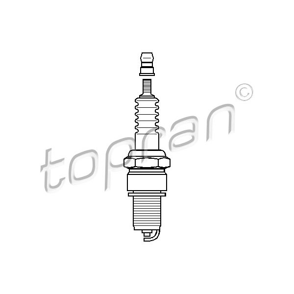 Слика на свеќица TOPRAN 205 041 за Opel Astra F Convertible 1.4 Si - 82 коњи бензин