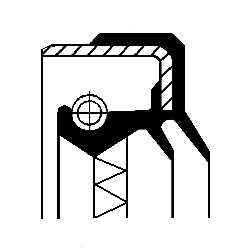 Слика на семеринг, главчина на тркалото CORTECO 01016689B за камион MAN F 90 26.342 DF,26.342 DFL - 340 коњи дизел