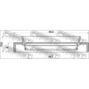 Слика 2 $на Семеринг за полуосовина FEBEST 95HBY-40640916R