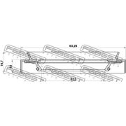 Слика 2 на семеринг за полуосовина FEBEST 95HDS-35631016C