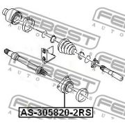 Слика 2 на семеринг прстен, лежиште на тркало FEBEST AS-305820-2RS