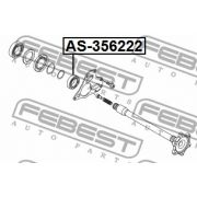 Слика 2 на семеринг прстен, лежиште на тркало FEBEST AS-356222