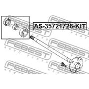 Слика 2 $на Семеринг прстен, лежиште на тркало FEBEST AS-35721726-KIT