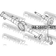 Слика 2 $на Семеринг прстен, лежиште на тркало FEBEST AS-358021-KIT