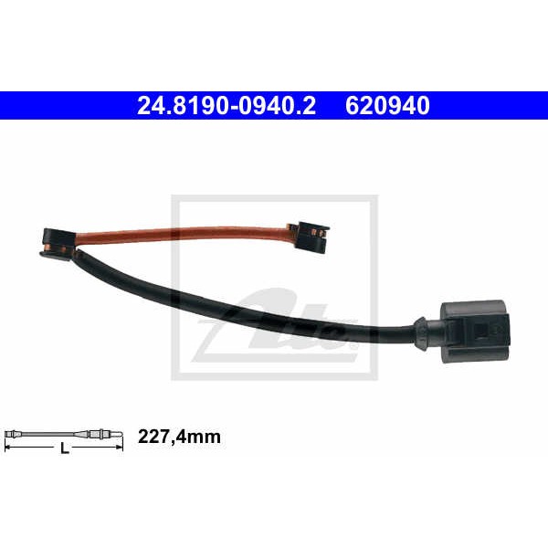 Слика на Сензор, истрошеност на плочки ATE 24.8190-0940.2