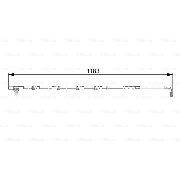 Слика на Сензор, истрошеност на плочки BOSCH 1 987 473 031