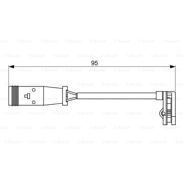 Слика на сензор, истрошеност на плочки BOSCH 1 987 473 036 за Mercedes Sprinter 3-t Platform (906) 218 CDI (906.111, 906.113, 906.211, 906.213) - 184 коњи дизел