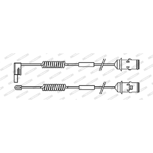 Слика на сензор, истрошеност на плочки FERODO PREMIER FAI110 за камион Iveco Eurotech MH 190 E 30, 190 E 30 /P - 296 коњи дизел