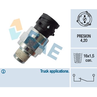 Слика на сензор, компресорски агрегат FAE 18114 за камион Volvo F 12/400,F 12/410 - 396 коњи дизел