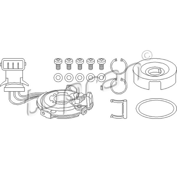 Слика на сензор, палечки импулс TOPRAN 100 599 за VW Polo 2 (86c,80) 1.0 - 40 коњи бензин