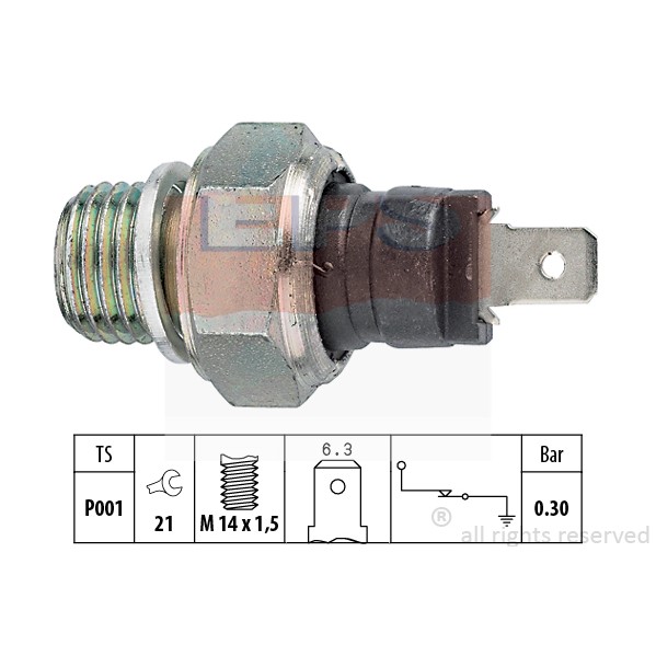 Слика на Сензор за внос на масло EPS Made in Italy - OE Equivalent 1.800.000 за Fiat Tempra SW 159 1.6 - 86 коњи бензин