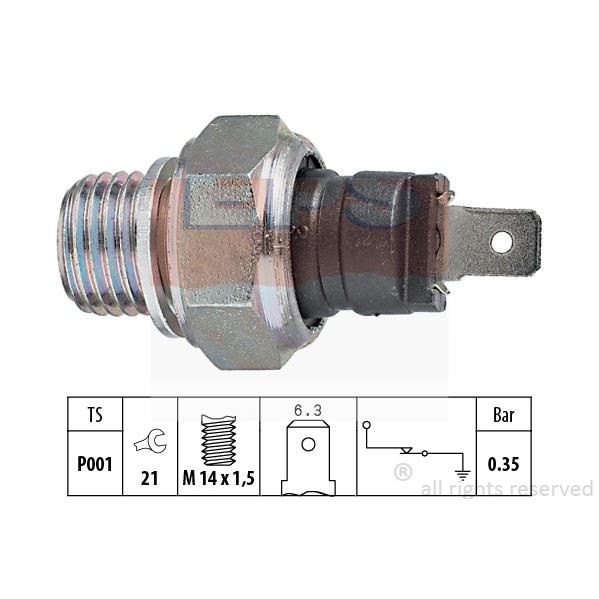 Слика на Сензор за внос на масло EPS Made in Italy - OE Equivalent 1.800.006 за Renault Espace 1 2.2 (J117) - 108 коњи бензин