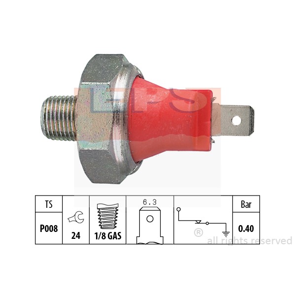 Слика на Сензор за внос на масло EPS Made in Italy - OE Equivalent 1.800.017 за Hyundai Excel 2 (LC) 1.3 - 84 коњи бензин