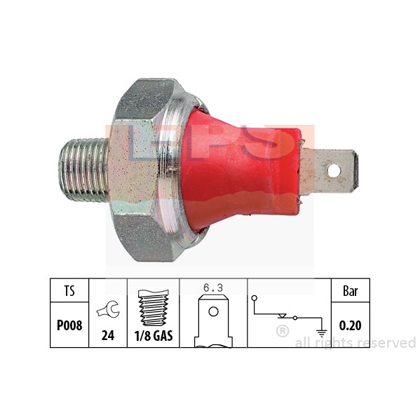 Слика на Сензор за внос на масло EPS Made in Italy - OE Equivalent 1.800.035 за Mitsubishi Carisma Saloon (DA) 1.8 (DA2A) - 115 коњи бензин