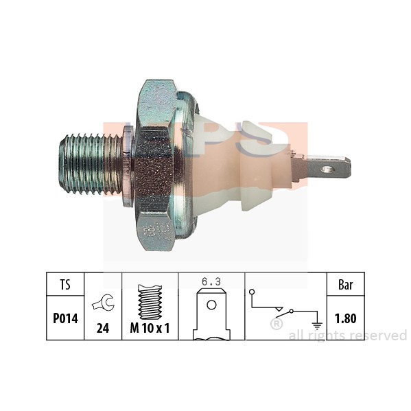 Слика на Сензор за внос на масло EPS Made in Italy - OE Equivalent 1.800.045 за Seat Toledo (1L) 1.8 16V - 125 коњи бензин