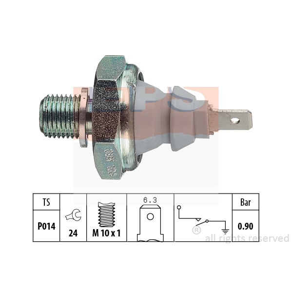 Слика на Сензор за внос на масло EPS Made in Italy - OE Equivalent 1.800.095 за Seat Toledo (1L) 1.8 16V - 125 коњи бензин