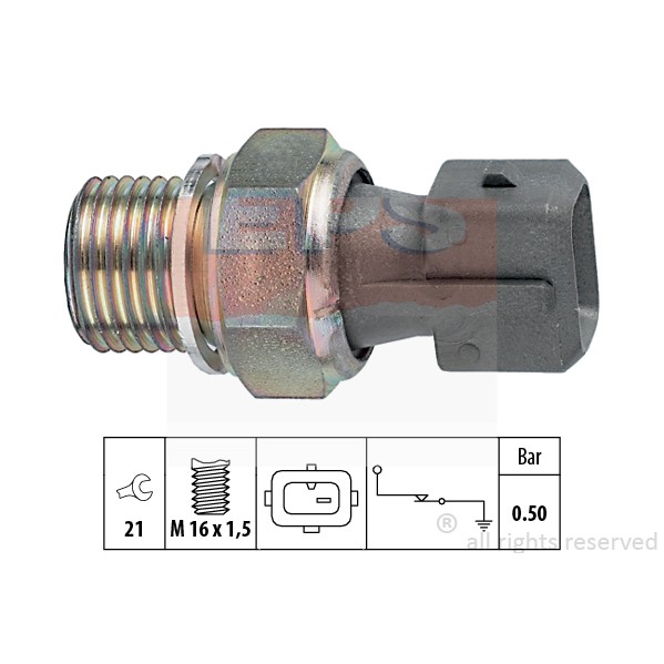 Слика на Сензор за внос на масло EPS Made in Italy - OE Equivalent 1.800.116 за Lancia Zeta (220) 2.0 Turbo (220AD5, 220CD5) - 147 коњи бензин