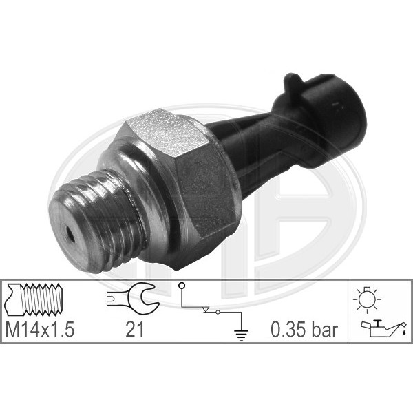 Слика на Сензор за внос на масло ERA 330340 за Renault Megane 1 (BA0-1) 1.6 e (BA0F, BA0S) - 90 коњи бензин