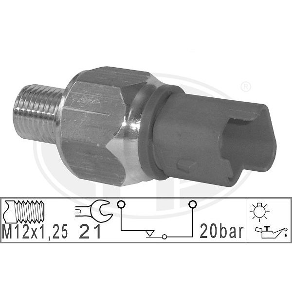 Слика на Сензор за внос на масло ERA 330801 за Peugeot 307 (3A,C) 2.0 16V - 177 коњи бензин