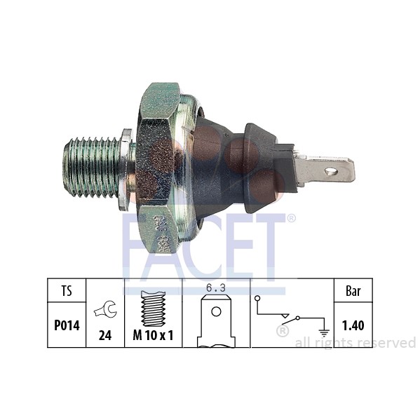 Слика на Сензор за внос на масло FACET Made in Italy - OE Equivalent 7.0046