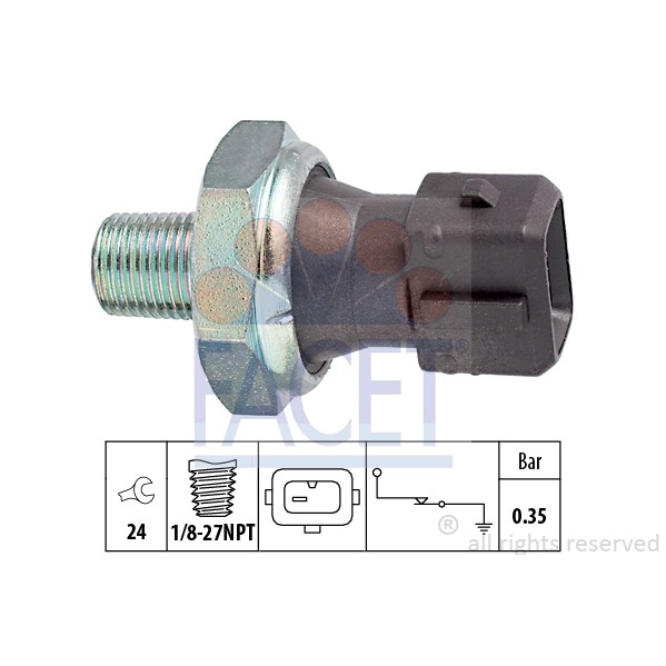 Слика на Сензор за внос на масло FACET Made in Italy - OE Equivalent 7.0091 за MG TF 120 - 120 коњи бензин