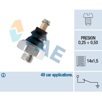 Слика на Сензор за внос на масло FAE 10250 за Mercedes 190 (w201) E (201.018) - 109 коњи бензин