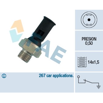 Слика на Сензор за внос на масло FAE 12390 за Volvo V40 Estate (VW) 2.0 - 140 коњи бензин