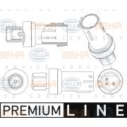 Слика 1 на Сензор за клима HELLA BEHR  SERVICE  PREMIUM LINE 6ZL 351 005-481