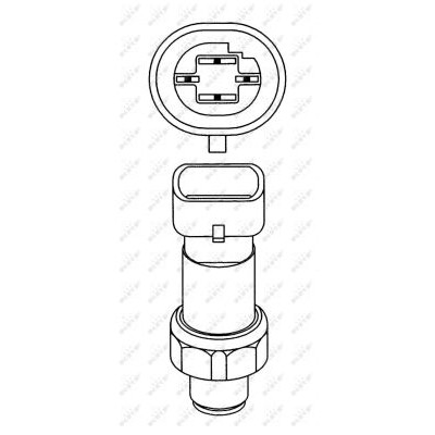 Слика на Сензор за клима NRF 38930 за Renault Megane 1 (BA0-1) 2.0 i (BA0G) - 114 коњи бензин