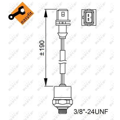 Слика на Сензор за клима NRF EASY FIT 38951