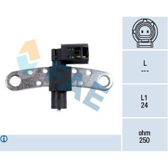 Слика на Сензор за обртаи на мотор FAE 79028 за Renault Kangoo Express (FC0-1) D 65 1.9 (FC0E, FC02, FC0J, FC0N) - 64 коњи дизел