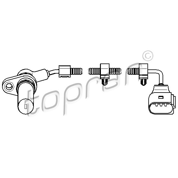 Слика на Сензор за обртаи на мотор TOPRAN 110 896 за Seat Toledo 2 Saloon (1M2) 1.9 TDI - 130 коњи дизел