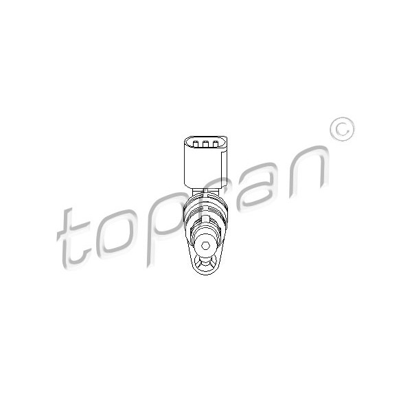 Слика на Сензор за обртаи на мотор TOPRAN 111 385 за Skoda Laura (1Z3) 1.6 FSI - 115 коњи бензин