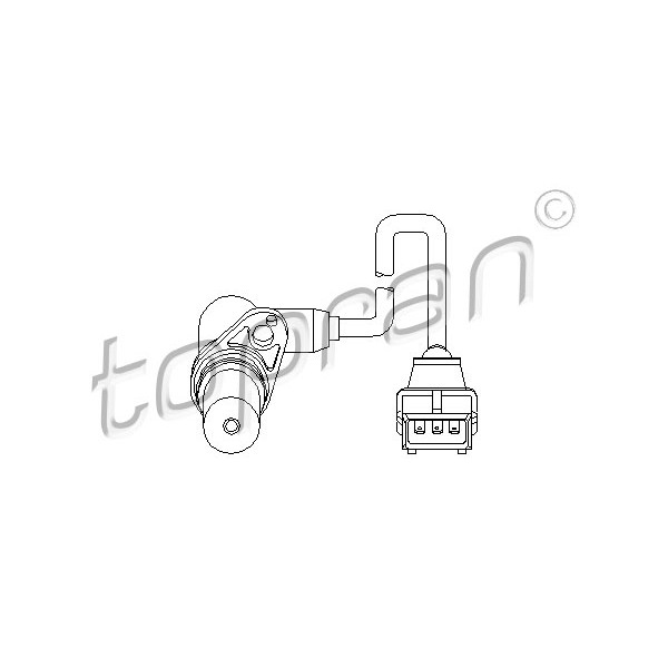 Слика на Сензор за обртаи на мотор TOPRAN 205 680