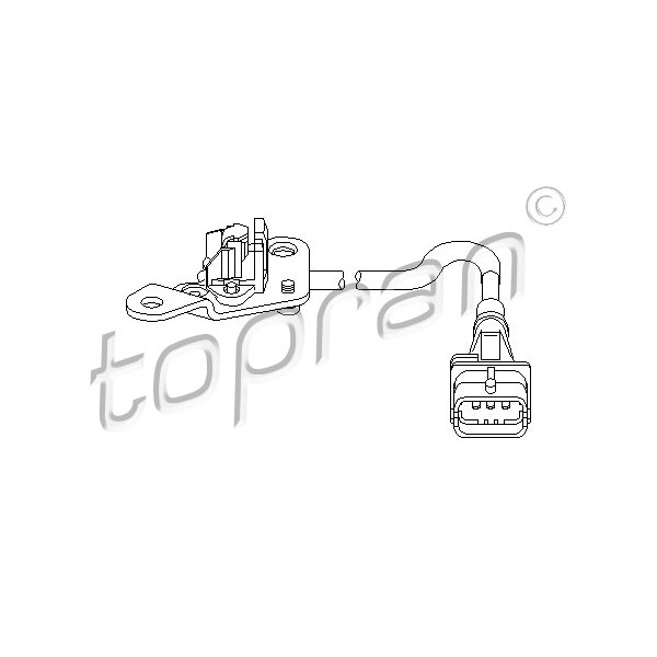 Слика на Сензор за обртаи на мотор TOPRAN 207 416 за Fiat Strada (178e) 1.9 JTD - 80 коњи дизел