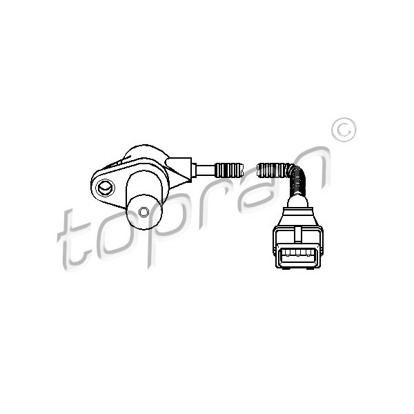 Слика на Сензор за обртаи на мотор TOPRAN 721 683 за Peugeot Boxer Box (244) 2.8 HDi - 146 коњи дизел