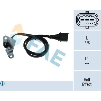 Слика на Сензор за положба на брегаста осовина FAE 79106 за Lancia Lybra SW (839bx) 1.9 JTD (839BXD1A) - 105 коњи дизел