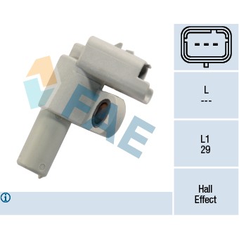 Слика на Сензор за положба на брегаста осовина FAE 79151 за Lancia Phedra (179) 2.2 D Multijet - 170 коњи дизел