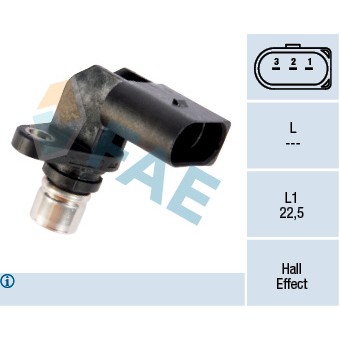 Слика на Сензор за положба на брегаста осовина FAE 79209 за VW Jetta 4 (1J2) 2.3 V5 4motion - 170 коњи бензин