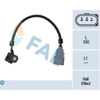 Слика на Сензор за положба на брегаста осовина FAE 79330 за VW Jetta 3 (1K2) 1.9 TDI - 105 коњи дизел