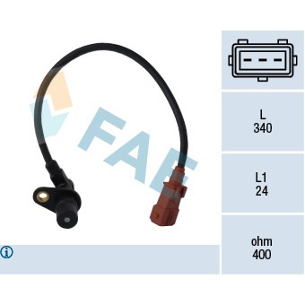 Слика на Сензор за положба на радалица FAE 79034 за Citroen ZX Break N2 1.8 D - 60 коњи дизел