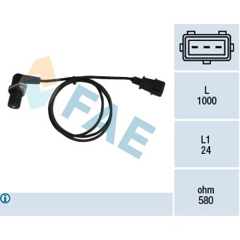 Слика на Сензор за положба на радалица FAE 79045 за Daewoo Rezzo 2.0 - 128 коњи бензин