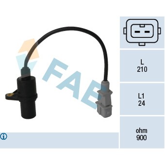 Слика на Сензор за положба на радалица FAE 79047 за Hyundai Coupe (GK) 1.6 16V - 105 коњи бензин