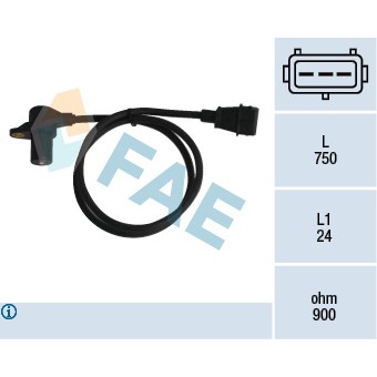 Слика на Сензор за положба на радалица FAE 79058 за Hyundai Terracan (HP) 2.5 D - 80 коњи дизел