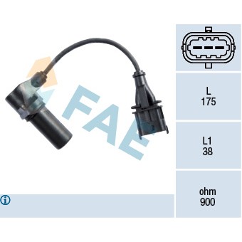 Слика на Сензор за положба на радалица FAE 79222 за камион Iveco Daily 2 Platform 35 C 12 , 35 S 12 (AEKA14A1, AEKA14AA, AEKA64A1...) - 116 коњи дизел